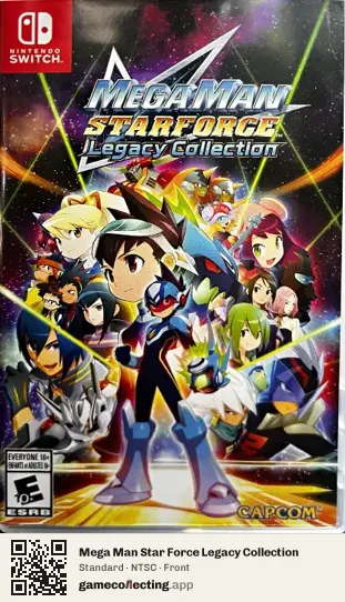 Mega Man Star Force Legacy Collection Nintendo Switch, NTSC box front