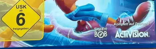 Crash Bandicoot 4: It's About Time, the USK square on its front