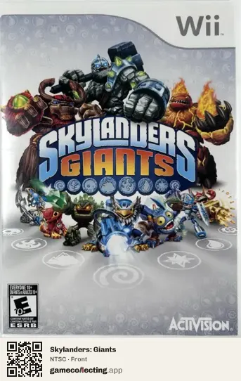 Skylanders: Giants Nintendo Wii, NTSC box front