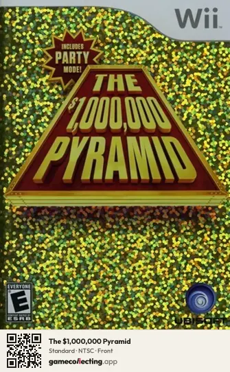 The $1,000,000 Pyramid Nintendo Wii, NTSC box front