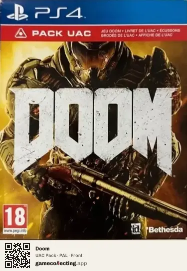 Doom PlayStation 4, PAL box front