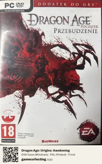 Dragon Age: Origins: Awakening Computer, Poland box front