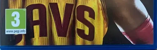 NBA Live 14, the PEGI square on its front