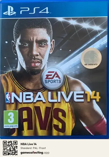 NBA Live 14 PlayStation 4, PAL box front
