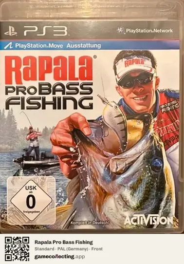 Rapala Pro Bass Fishing PlayStation 3, Germany box front