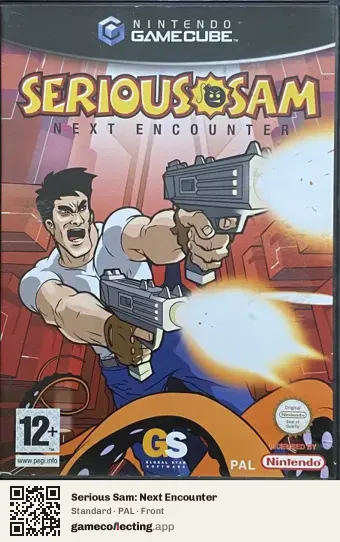 Serious Sam: Next Encounter Nintendo GameCube, PAL box front