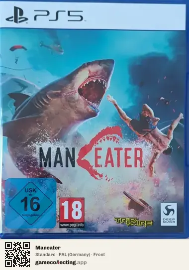 Maneater PlayStation 5, Germany box front