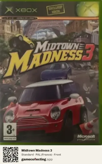 Midtown Madness 3 Xbox, France box front