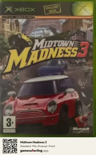 Midtown Madness 3 Xbox, France box front