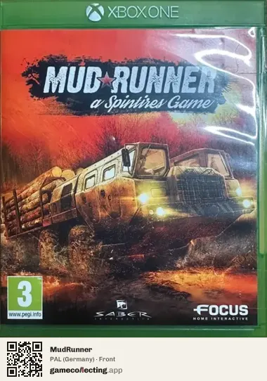MudRunner Xbox One, Germany box front