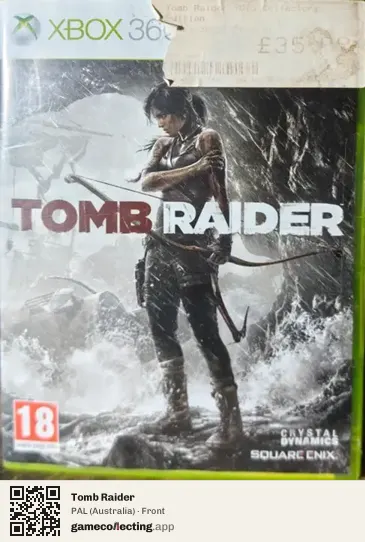 Tomb Raider Xbox 360, Australia box front