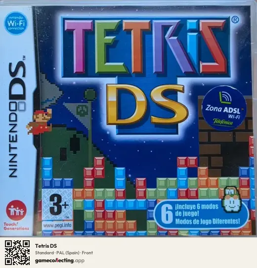 Tetris DS Nintendo DS, Spain box front
