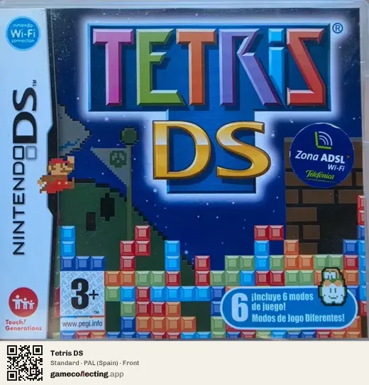 Tetris DS Nintendo DS, Spain box front