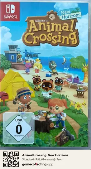 Animal Crossing: New Horizons Nintendo Switch, Germany box front