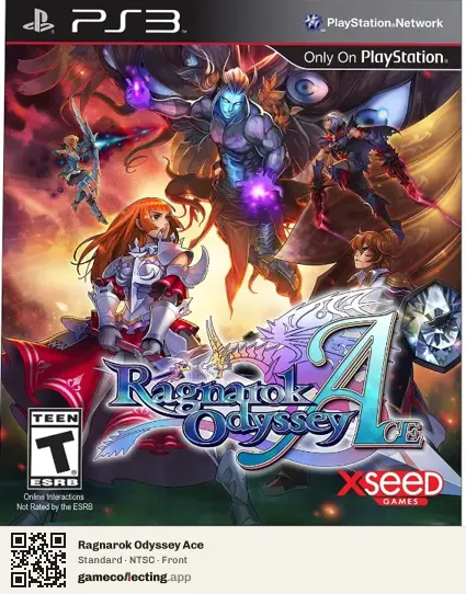 Ragnarok Odyssey Ace PlayStation 3, NTSC box front