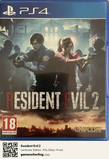 Resident Evil 2 PlayStation 4, Italy box front