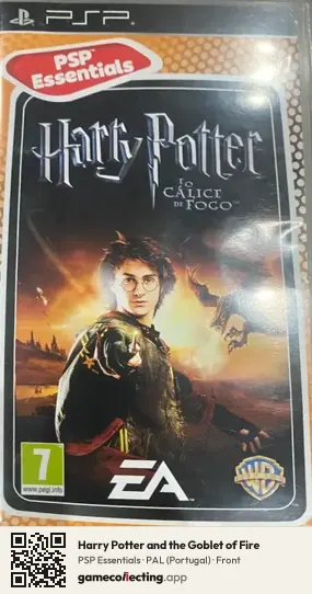 Harry Potter and the Goblet of Fire PlayStation Portable, Portugal box front