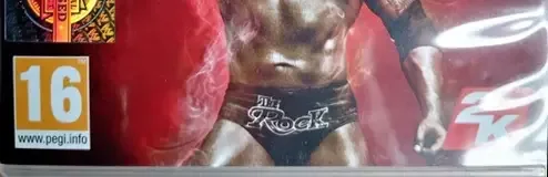 WWE 2K14, the PEGI square on its front
