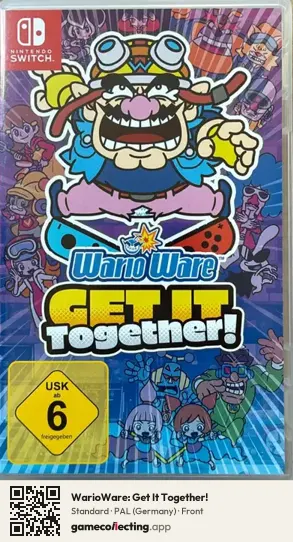 WarioWare: Get It Together! Nintendo Switch, Germany box front