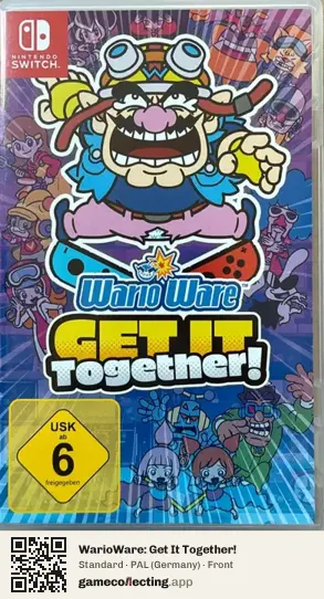 WarioWare: Get It Together! Nintendo Switch, Germany box front
