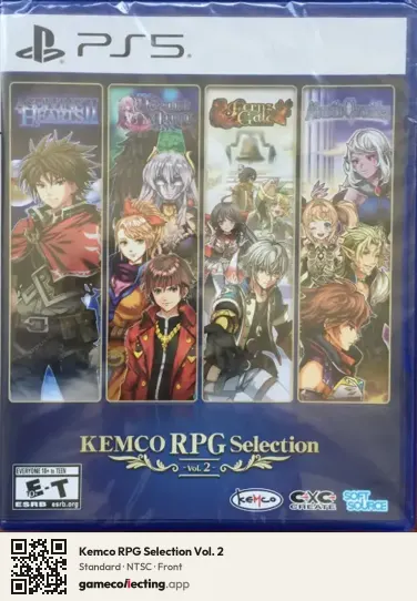 Kemco RPG Selection Vol. 2 PlayStation 5, NTSC box front