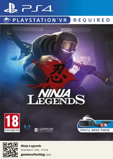 Ninja Legends PlayStation 4, PAL box front