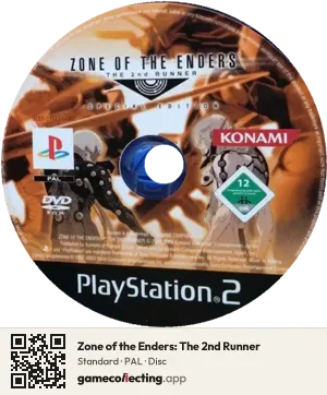 Zone of the Enders: The 2nd Runner PlayStation 2, PAL disc