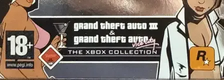 Grand Theft Auto Double Pack, the ELSPA age band on its front