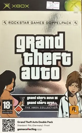 Grand Theft Auto Double Pack Xbox, Germany box front