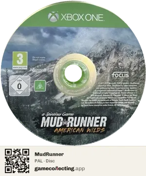 MudRunner Xbox One, PAL disc
