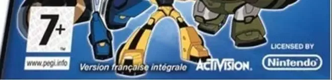 Transformers Animated: The Game, the PEGI square on its front