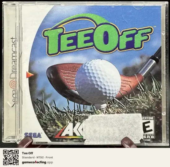 Tee Off Sega Dreamcast, NTSC box front
