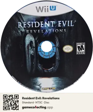 Resident Evil: Revelations Nintendo Wii U, NTSC disc