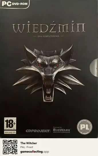 The Witcher Computer, PAL box front