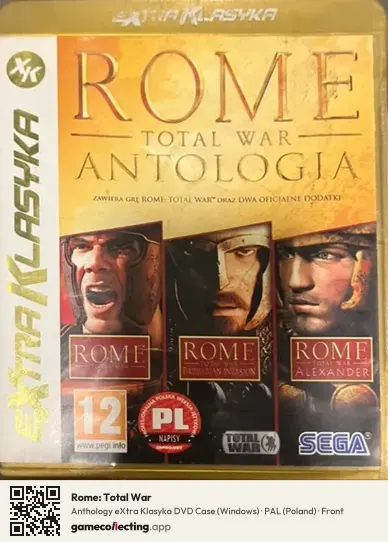 Rome: Total War Computer, Poland box front