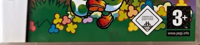 Yoshi Touch & Go, the PEGI square on its front