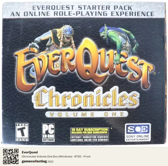 EverQuest Computer, NTSC box front