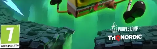 SpongeBob SquarePants: Titans of the Tide, the PEGI square on its front