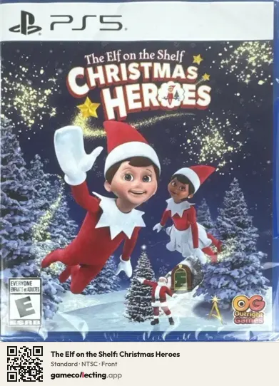 The Elf on the Shelf: Christmas Heroes PlayStation 5, NTSC box front