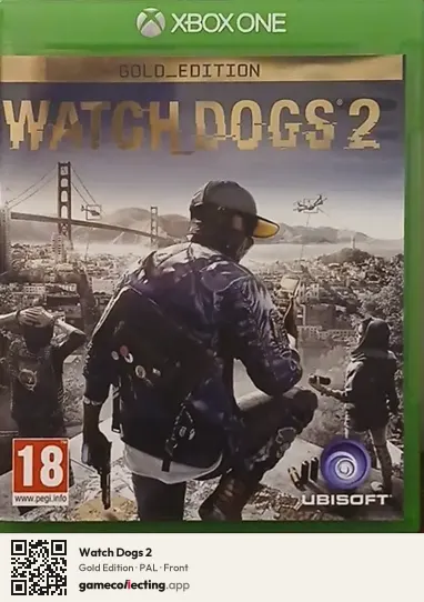 Watch Dogs 2 Xbox One, PAL box front
