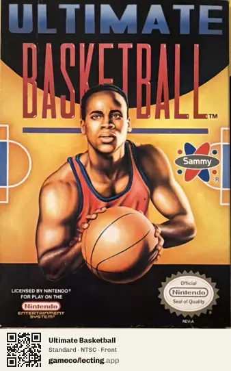 Ultimate Basketball Nintendo Entertainment System, NTSC box front