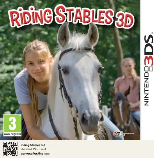 Riding Stables 3D Nintendo 3DS, PAL box front