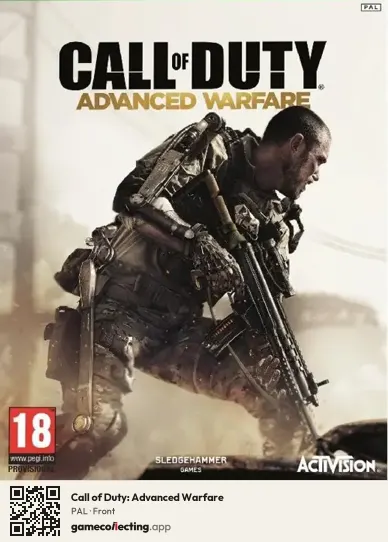 Call of Duty: Advanced Warfare Xbox 360, PAL box front