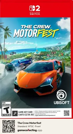 The Crew Motorfest Nintendo Switch 2, NTSC box front