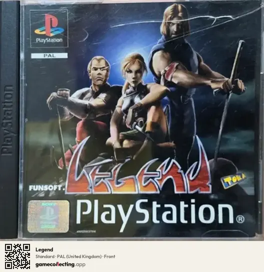 Legend PlayStation, United Kingdom box front
