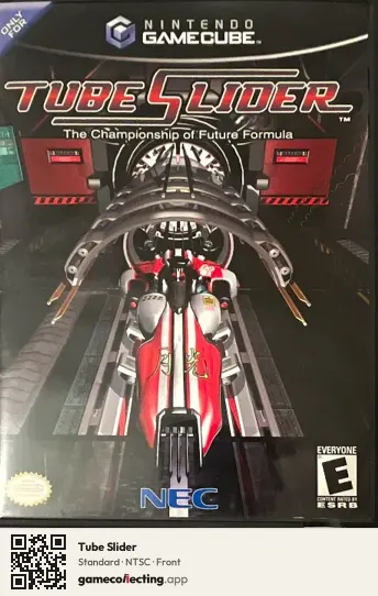 Tube Slider Nintendo GameCube, NTSC box front