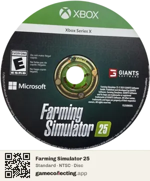 Farming Simulator 25 Xbox Series X, NTSC disc