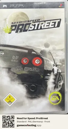 Need for Speed: ProStreet PlayStation Portable, Germany box front