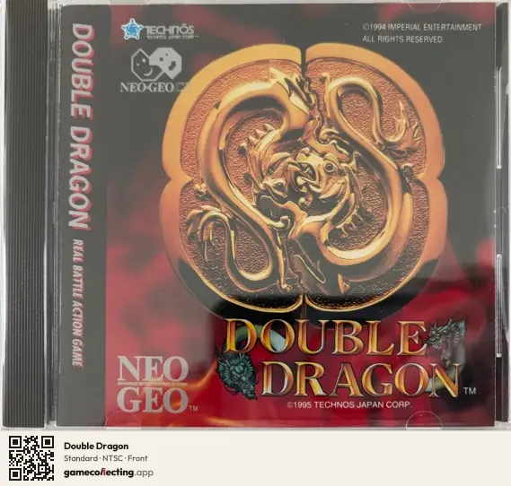 Double Dragon Neo Geo CD, NTSC box front