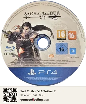 Soul Calibur VI & Tekken 7 PlayStation 4, PAL disc